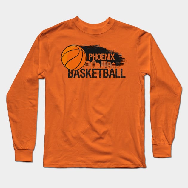 Phoenix Basketball City Arizona State - phoenixes suns Long Sleeve T-Shirt by artdise